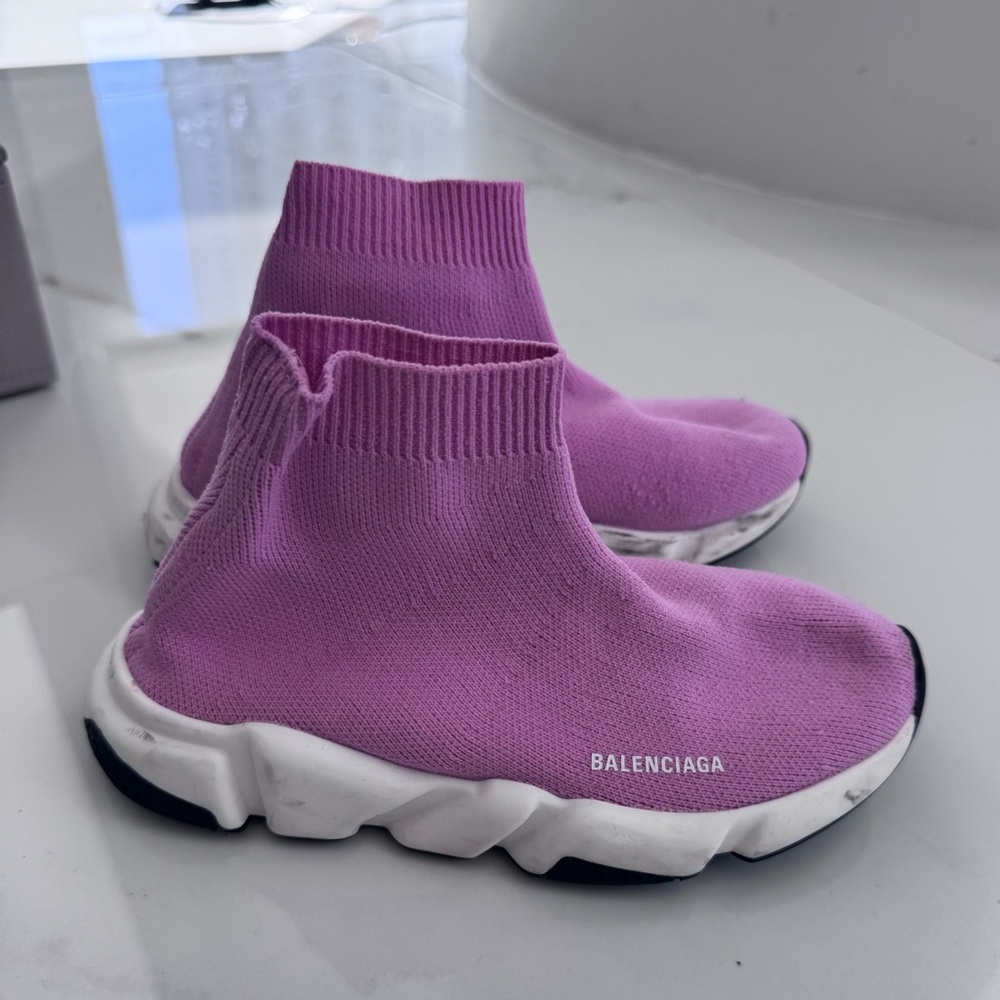 Kids balenciaga pink sneakers